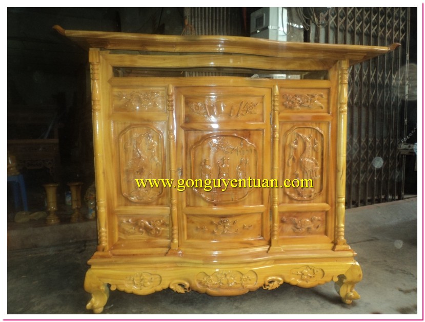 Tủ thờ gỗ mít